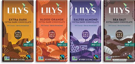 Amazon.com : LILY'S Milk Chocolate Style No Sugar Added, Sweets Bars, 3 ...