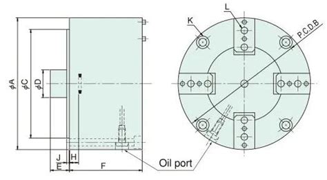 4 Jaw Rotary Air Chuck - Multidimensions