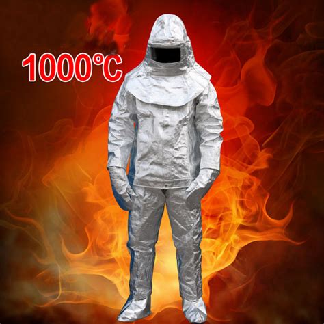 High Heat Resistant and Anti-radiation heat Aluminized Suit Fireproof ...