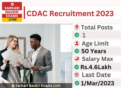CDAC Project Officer Recruitment 2023 | Online Form - Last Date | Last ...
