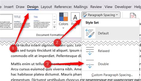 How to Double Line Space in Word 的图像结果