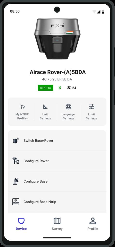 Airace Navon, Flagship RTK Receiver with Laser & IMU | Airace