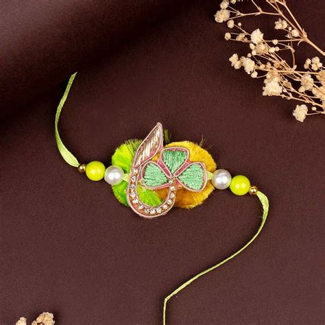 Send Flower Bhaiya Bhabhi Rakhi Online | Rakhibazaar.com