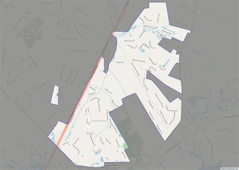 Map of Carolina Shores town - Thong Thai Real