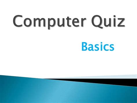 Image result for My Computer Course Quiz