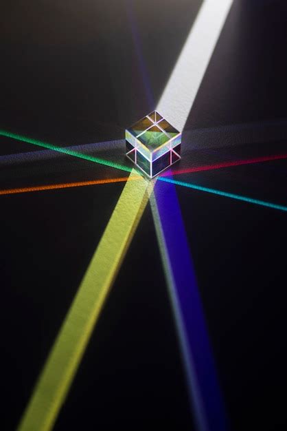 Colorful light prisms | Free Photo