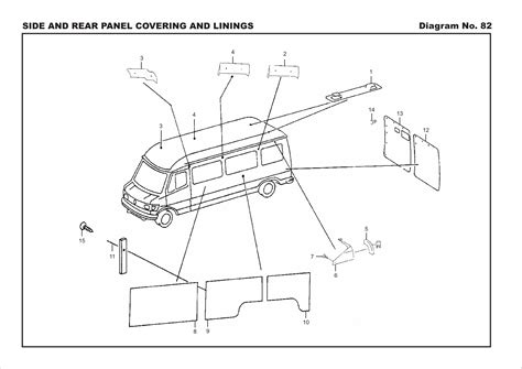 Guniune Spare Parts For Body Side And Rear Panel Covering And Linings ...