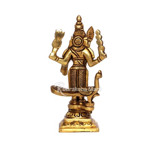 Lord Murugan (Kartikeya) Swami Brass Idol Statue — Rudraksha Mart