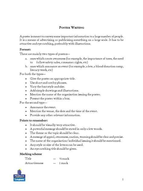 How to Write Poster Writing 的图像结果