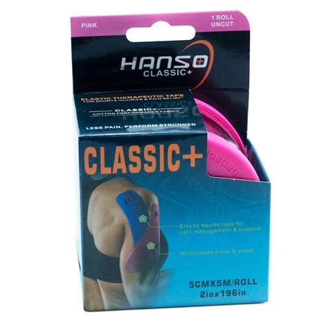 Buy HANSOClassic Plus Kinesiology Tape Premium Cotton Blend | Tape for ...