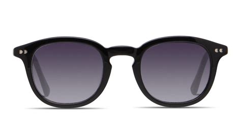 Revel League Shiny Black Prescription Sunglasses - 50% Off Lenses