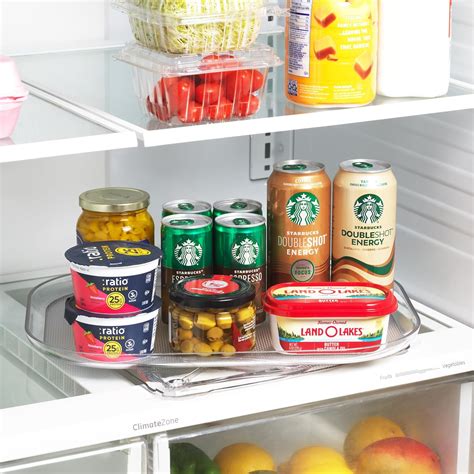Oizeir Refrigerator Lazy Susan - Clear Rectangular India | Ubuy