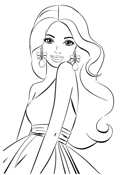 Printable Colouring Pages Barbie at netalorablog Blog