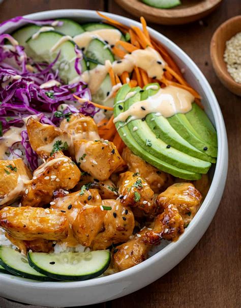 Spicy Chicken Delight Bowl | Healthy bowls recipes, Healthy dinner ...