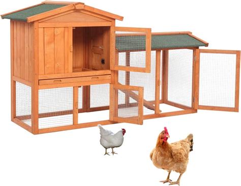 Volowoo Wooden 2-Tier Pet Shelter for Small Animals with India | Ubuy