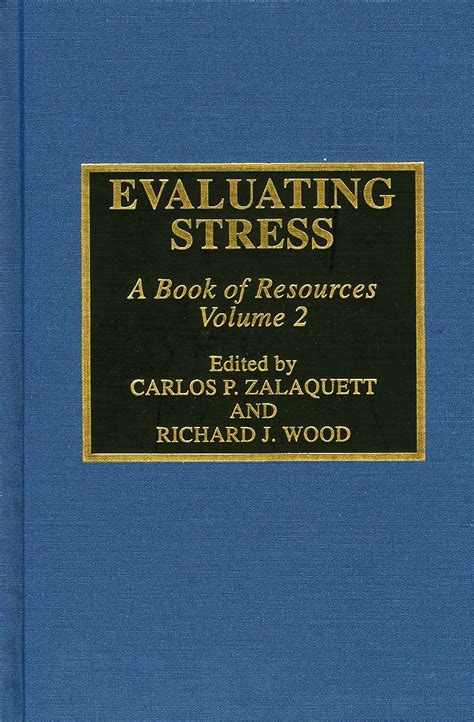 Buy Evaluating Stress: A Book of Resources: 2 Book Online at Low Prices ...