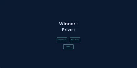 Raffle App 的图像结果