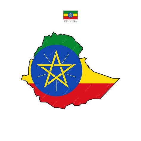 Premium Vector | Ethiopia map background with regions region names and ...