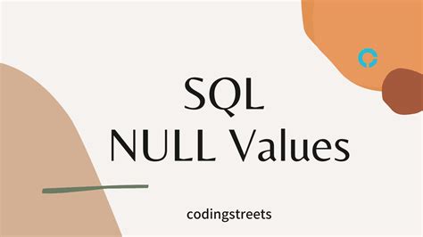 Null Value in SQL 的图像结果