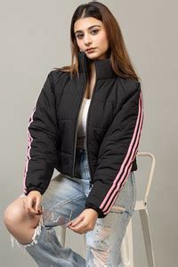 BAYSTREET Full Sleeve Striped Women Jacket - Buy BAYSTREET Full Sleeve ...