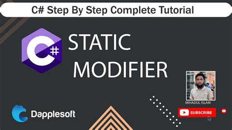 Image result for C# Static Modifier Tutorial