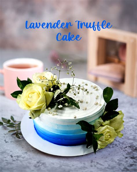 Lavender Truffle Cake – Merak Cakes