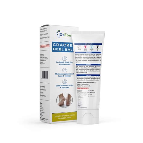 Buy DR FOOT CRACKED HEEL BALM | UREA, ALOE VERA & TEA TREE OIL | ROUGH ...
