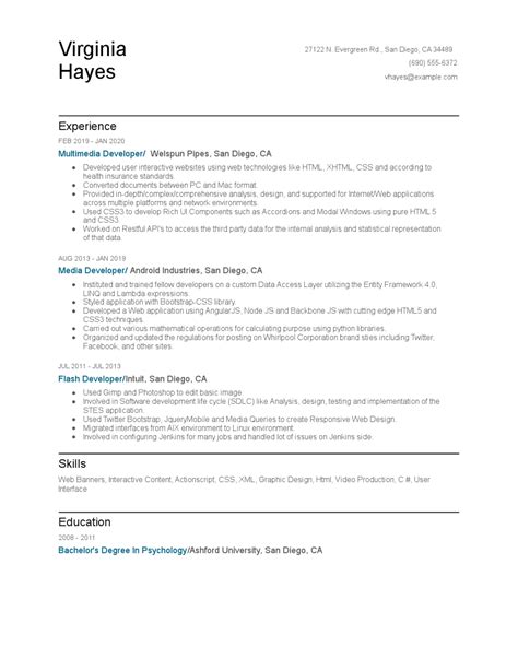 Image result for Multimedia Developer