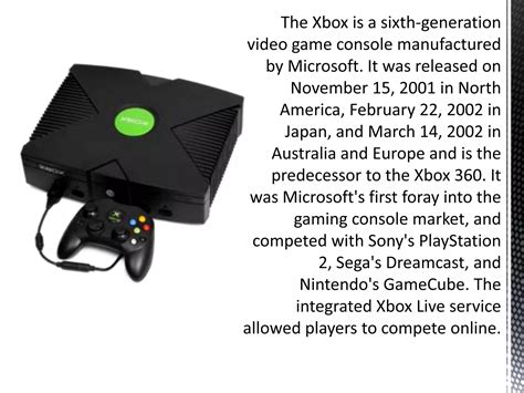 The history of xbox | PPTX