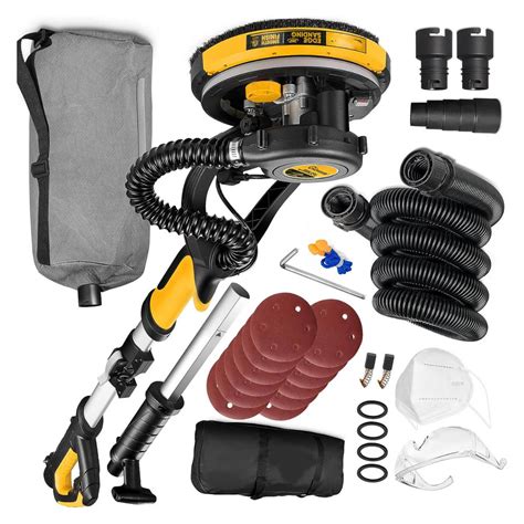 Electric Sander Drywall Sander with Vacuum for Floor Ceiling Popcorn 5 ...