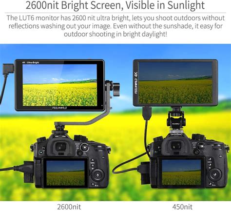 Feelworld LUT6 - 6 Inch HDR3D LUT Camera Field India | Ubuy