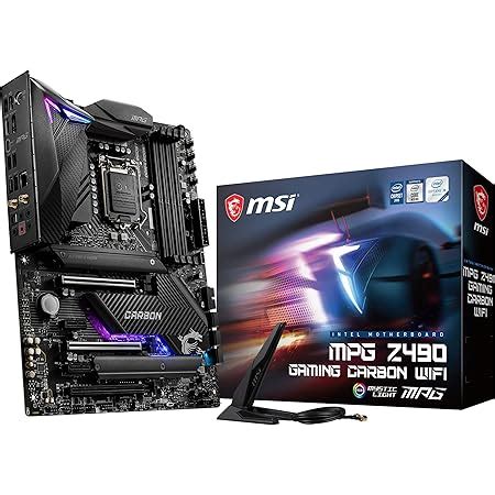 MSI MPG Z490 Gaming Edge WiFi Motherboard (ATX, 10th Gen Intel Core ...
