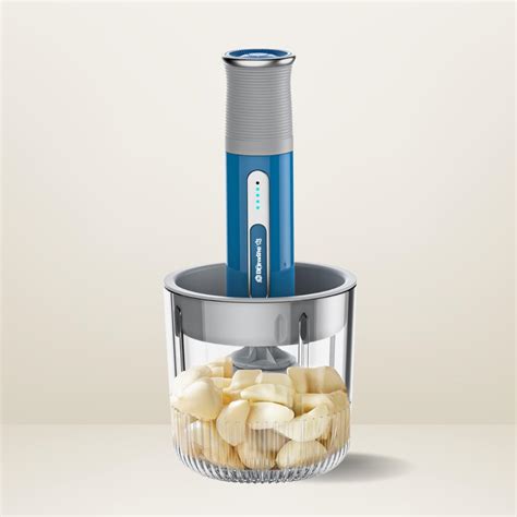 Buy Brewine USB Cordless Vegetable Chopper & Garlic Peeler, 400ml Glass ...