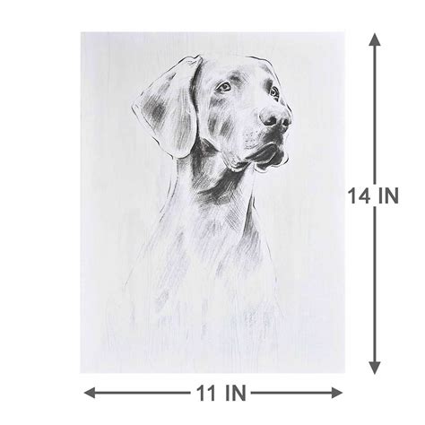 Providence Dog Canvas Wall Art, 11x14