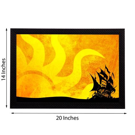 Sailing Ship Satin Matt Texture UV Art Painting - eCraftIndia Online