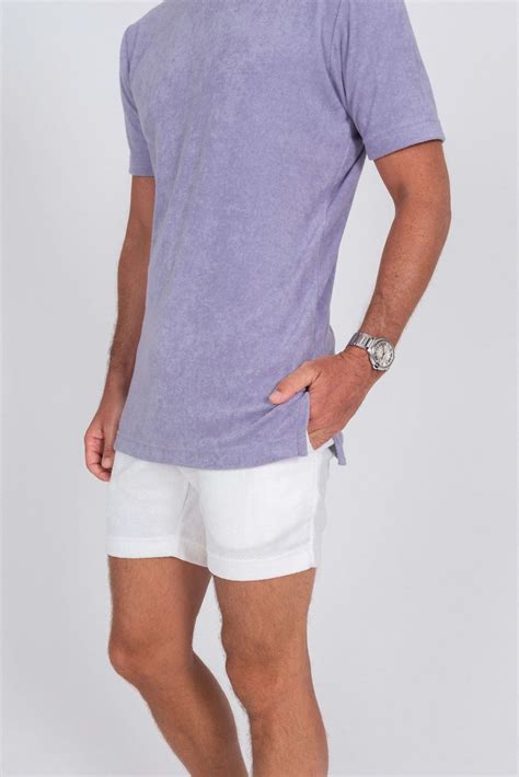 Terry Cloth Shirt - French Lavender – Afterlight Leisure