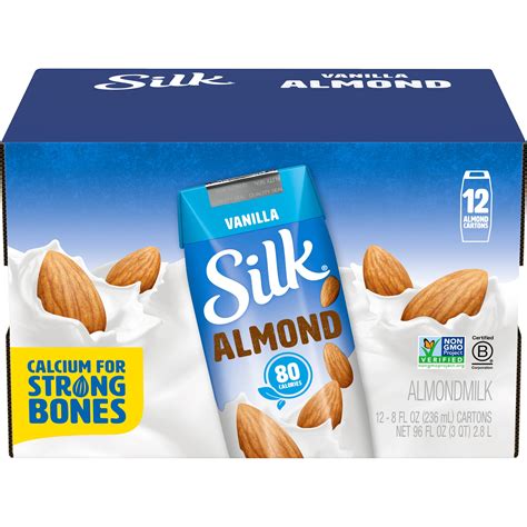 Silk Vanilla Almond Milk Nutrition Facts at Kim Spruill blog