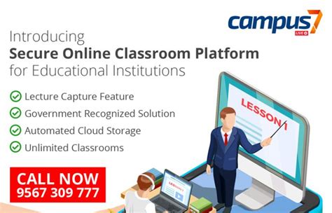 Online Classroom For Schools and Colleges | Campus7 Live Video Platform