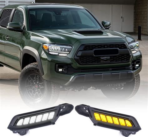 Amazon.com: TBHOO LED Daytime Running Lights For 2016 2017 2018 2019 2020 2021 2022 2023 Tacoma ...