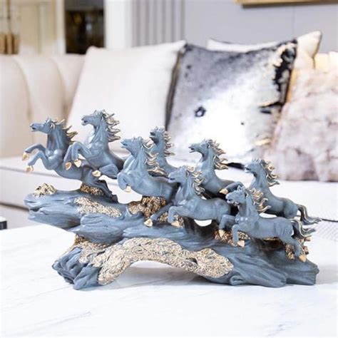 The Magnificent Horses in Grey and Gold – Ratios Store