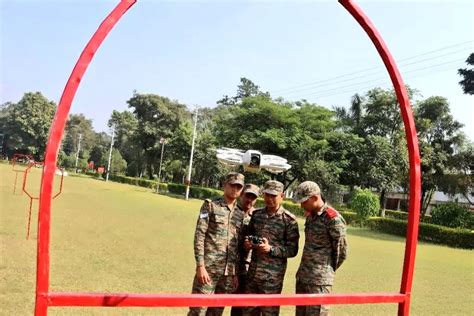 Indian Military Academy Cadets Observe Advanced Drone Warfare ...