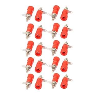 BIG BOOM® 20 Pcs 3.5mm Socket Binding Post Connector Speaker Amplifier ...