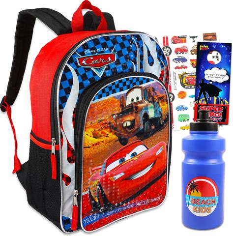 Amazon.com | Disney Cars Backpack for Kids - 16" Cars Backpack ...