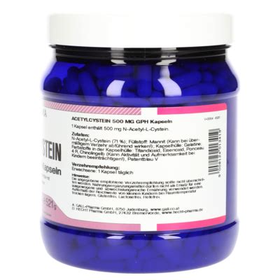 Acetylcysteine 500 mg GPH Capsules [3253090]-Gall-Pharma GmbH-Online-Shop