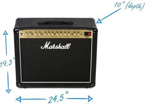 Marshall DSL40CR Combo Guitar Amp Dimensions - Guitar Chalk