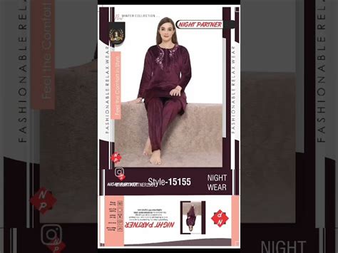 IMPORTED VELVET KURTI NIGHT SUITS - Kurti Velvet Night Suit ...