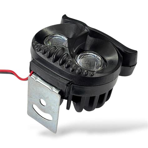 Ullu Shape LED Bike Light 12V 18W Dual Color (White and Yellow Light w ...