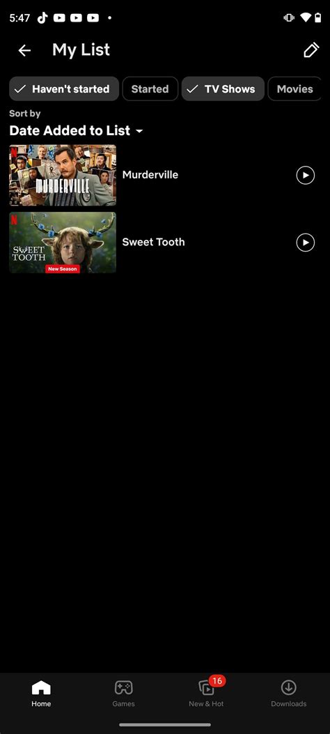 Image result for My List Screen of NETFILE