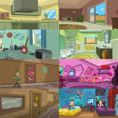 Phineas and Ferb House Layout