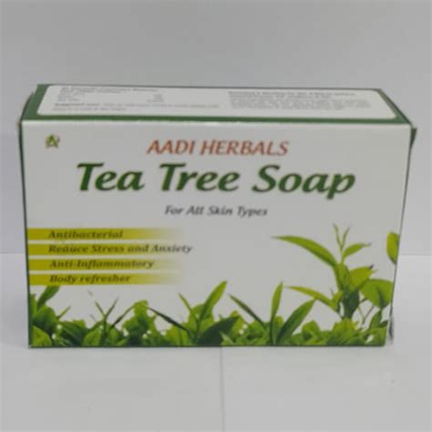 Tea Tree Soap - Ante Bacterial,Reduce Stress & Anxiety - Aadi Herbals ...